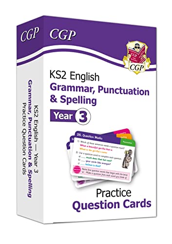 KS2 English Year 3 Practice Question Cards: Grammar, Punctuation & Spelling (CGP Year 3 English)
